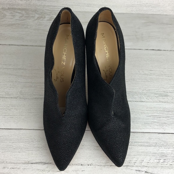 Marchez Vous Yeardley booties heels size 6.5 - Picture 2 of 11
